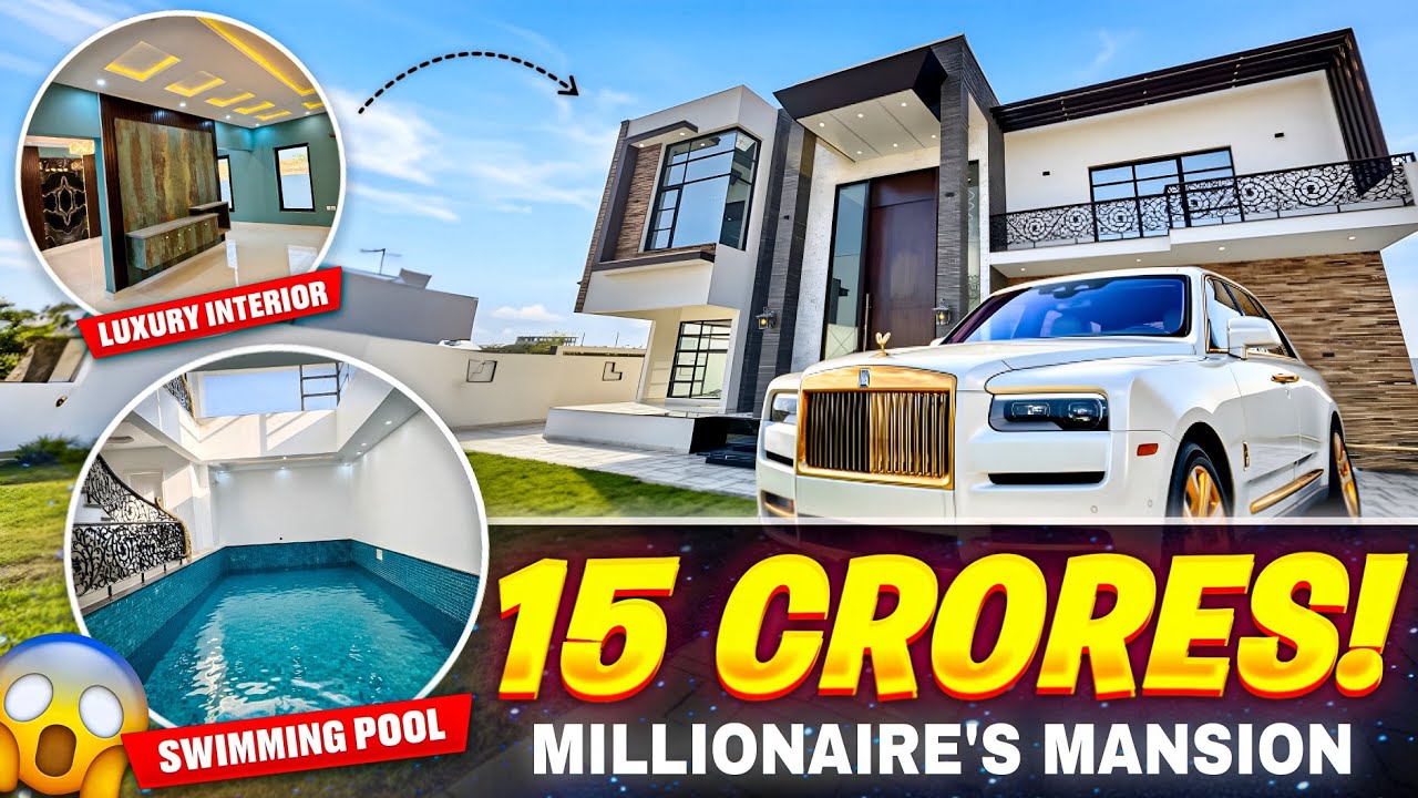 ROYAL-MANSION! Inside One Of Karachi’s Fully-Designer 1000-Yards House With Swimming Pool & Basement