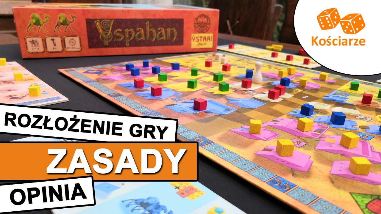 Kościarze – Gramy w… YSPAHAN gra planszowa (odc. 22) Miasto bazarów w centrum świata!