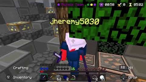Killing a hacker in Hive Skywars