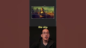 Using Photoshop Ai to Expand Mona Lisa #shorts #ai #aiart #tech