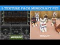 5 TEXTURE PACK MCPE TERBARU UNTUK SURVIVAL || MCPE 1.21 - 1.26+