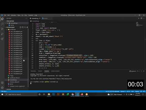 Create multiple certificates in under 1 Minute | Python scripting