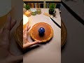【4K】【ASMR】Sapphire Beads Form into a Melting Orb on Pancake 💙✨