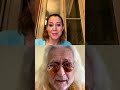 Capture de la vidéo Live Instagram Michel Polnareff-Magali Berdah 18 Avril 2020