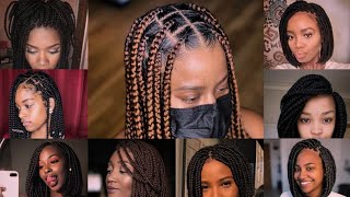 80 + New Box Braids Hairstyles For Black Women || Box Braids Styles For African Women 2023 screenshot 1