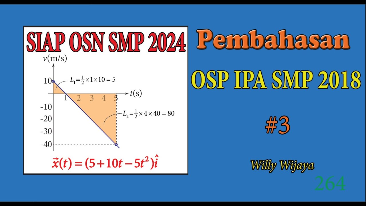 Siap OSN 2024 - Pembahasan OSP IPA SMP 2018 Part 3