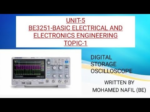Digital Storage Oscilloscope|BE3251-BEE|#easyengineering