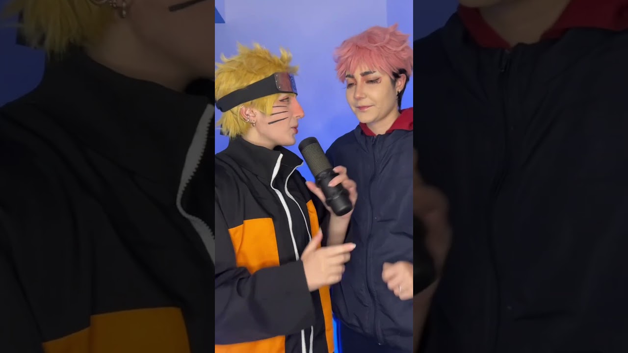 Naruto entrevista o Itadori #naruto #jujutsukaisen #cosplay