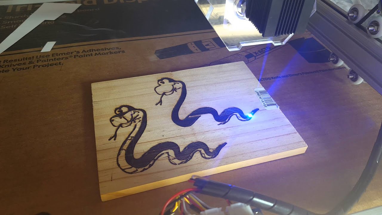DIY laser engraver from YouTube