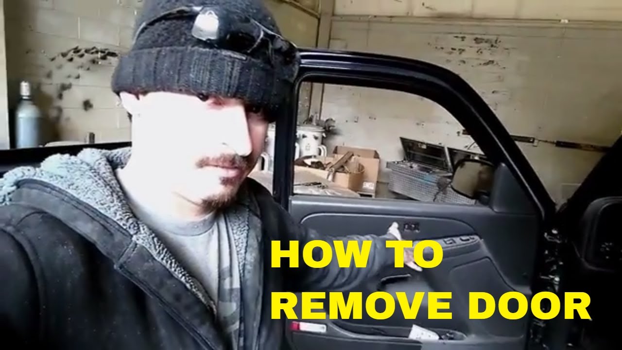 How To Remove Your Front Door 99-07 Silverado Tahoe Suburban Sierra