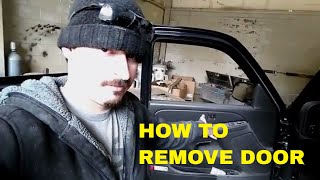 How To Remove Your Front Door 99-07 Silverado Tahoe Suburban Sierra Yukon