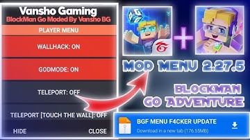 Garena BlockMan Go Mod Menu 2.25.3 Apk [ No Game Guardian ] No Clickbait 100% Work ||  @MOHGBG