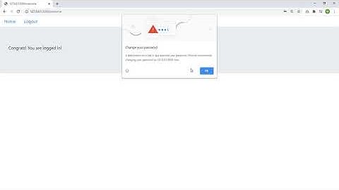Flask User Authentication