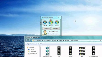 How to change start orb on win 7