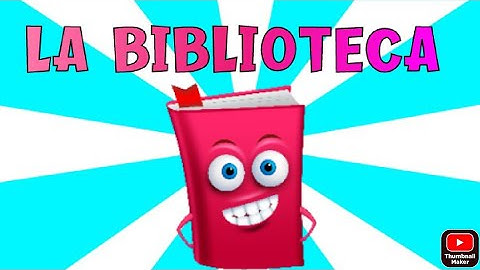 la biblioteca ( para niños) video educativo