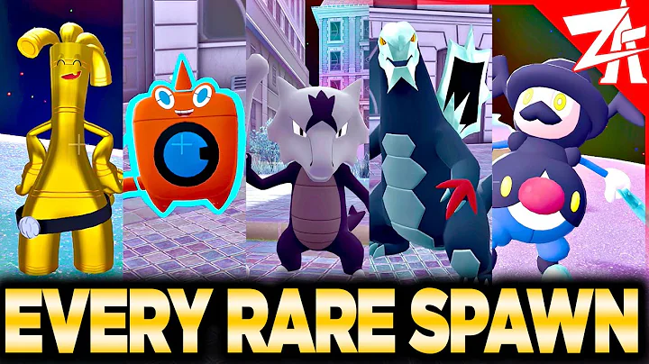 Every RARE Spawn in The Mega Dimension - Pokémon Legends Z-A