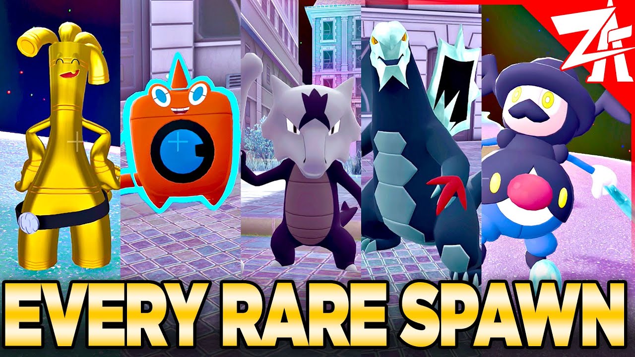 Every RARE Spawn in The Mega Dimension - Pokémon Legends Z-A - YouTube