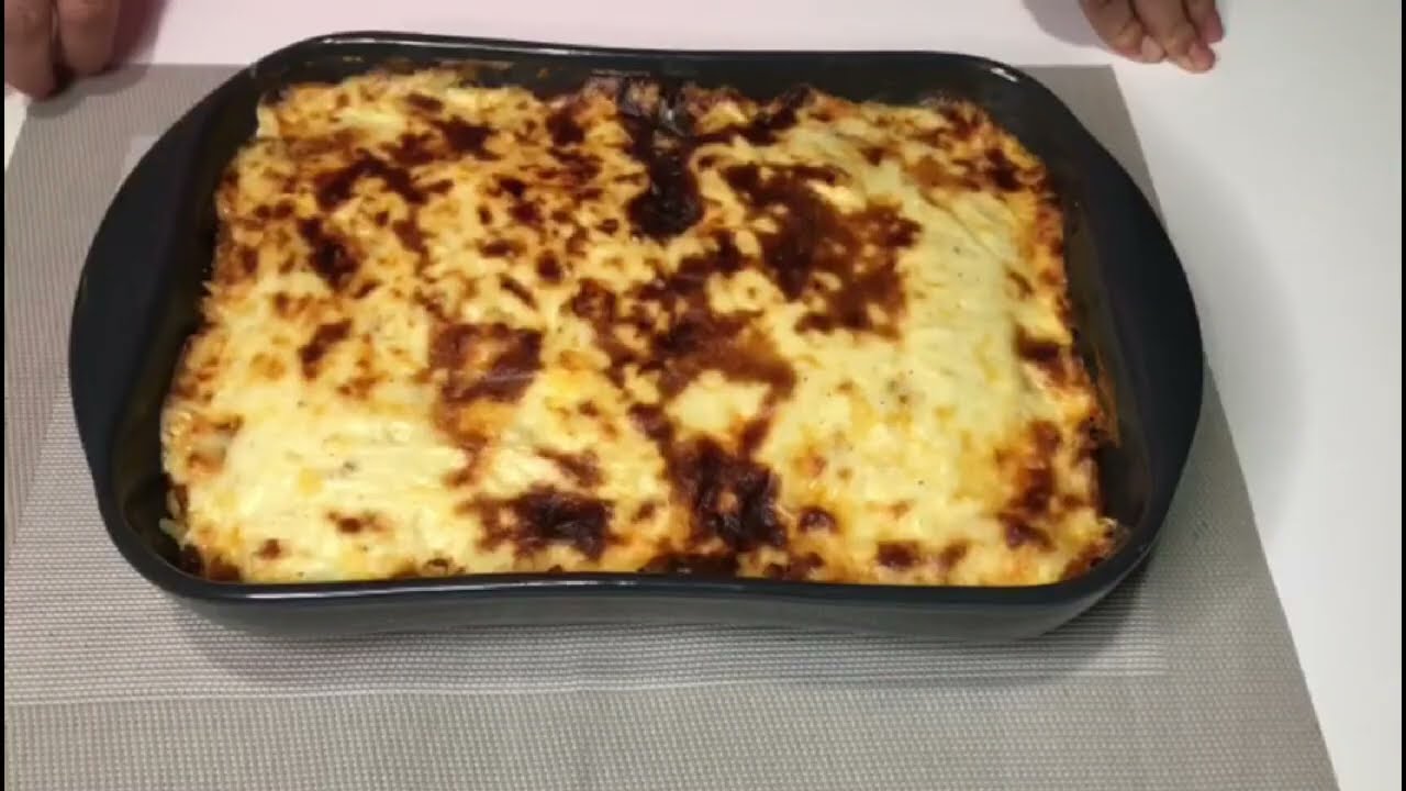 ݣراتان مكرونة بالكفتةوالبشاميل يعشقه الكبار والصغار👌 