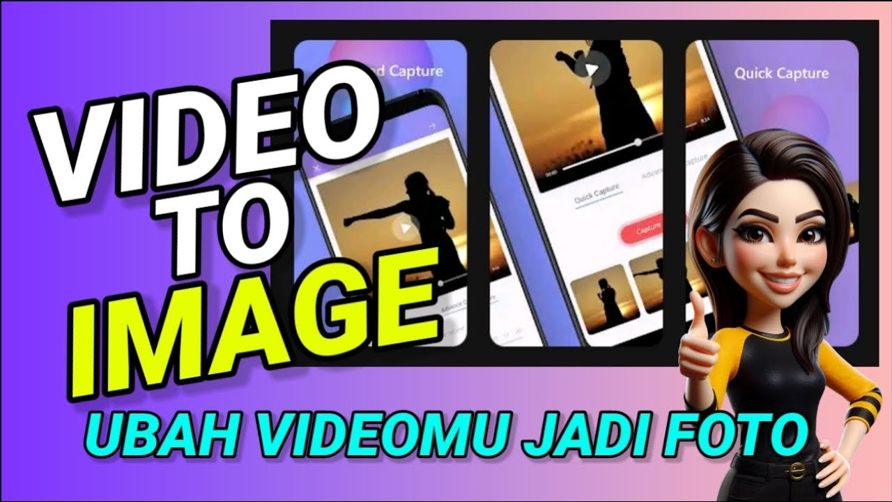 Cara Ubah Video Menjadi Foto atau Gambar - Tutorial Ubah Video Jadi Foto dengan Cepat