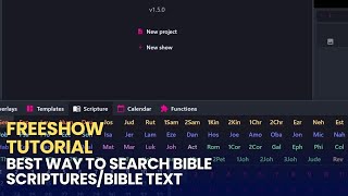 FREESHOW TUTORIAL | Best Way To Search Bible Scriptures/Bible Verse/Bible Text | TAGALOG