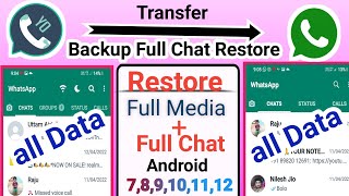 Backup YoWhatsApp To Normal WhatsApp |Media/Audio/Photo/Stickers | Restore Chat History WhatsApp