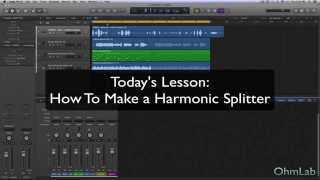 Harmonic Splitter - Creating Tracks