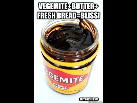 The correct way to eat Vegemite