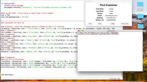 Finding a Record using tkinter and csvfile