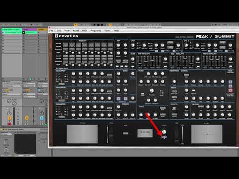 Novation Peak and Summit Editor / Controller - VST and Standalone, PC and MAC Version
