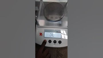 OHAUS PR series Calibration Process. #weightscale #scale #balance #electric #machine #calibration