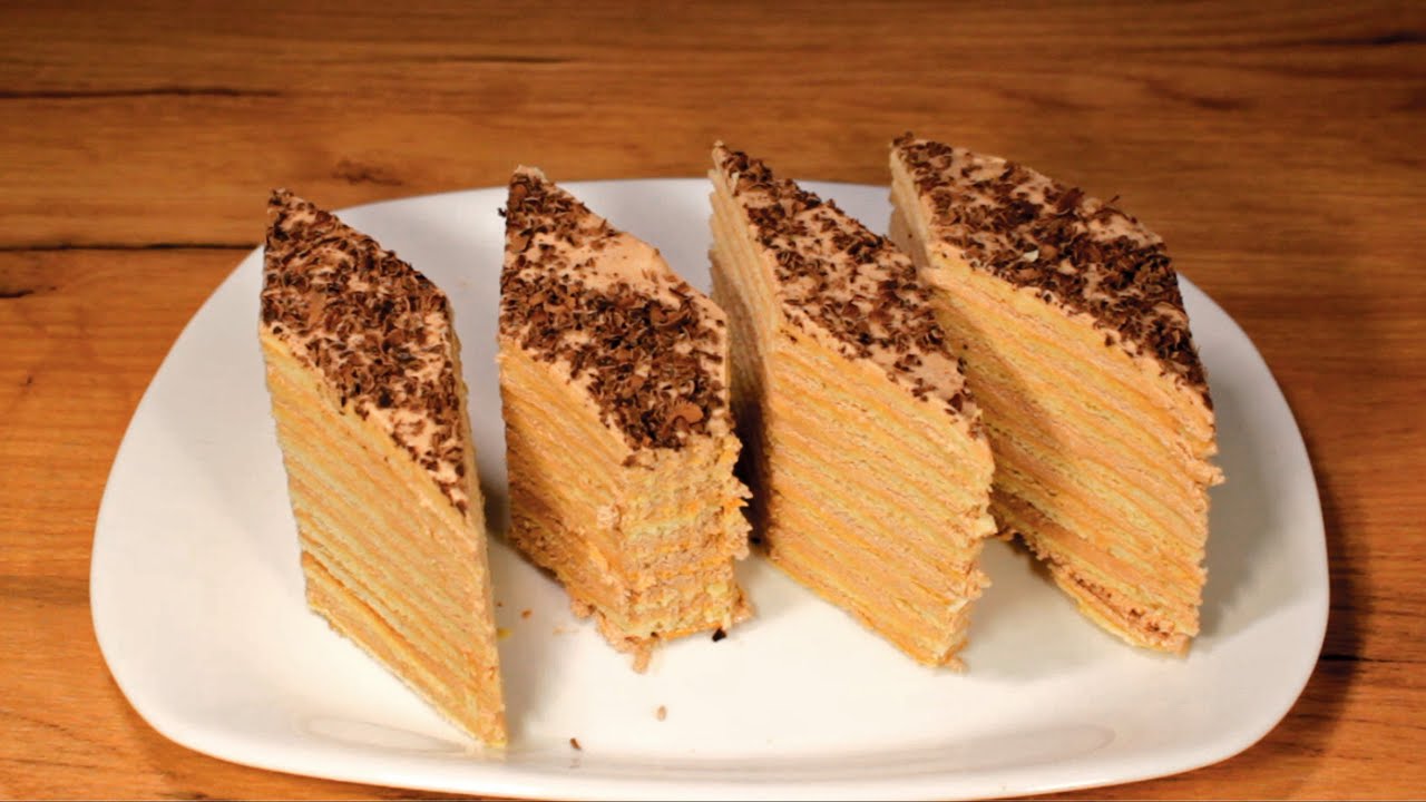 10 тонких песочных коржей в торте Микадо!