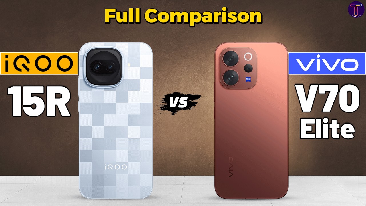 iQOO 15R vs Vivo V70 Elite : Full Comparison 🤔❓