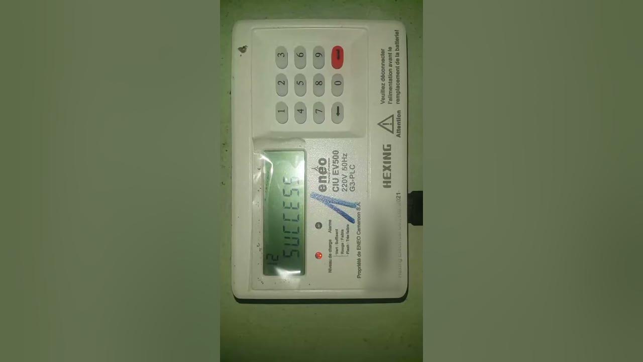 Bip du Compteur Prépaye ENEO Comment désactiver? YouTube