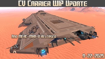 Empyrion Galactic Survival - CV Carrier WIP Update 9/22/2025