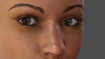 WIP - Skin Texture and Shader Tests in Carrara and Daz Studio