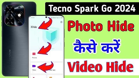 How To Hide Photo In Tecno Spark Go 2024/Tecno spark go phone me photo or video hide or Unhide kare