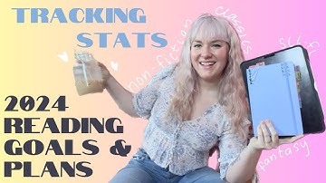 2024 Reading Goals & Plans! Creative tracking methods, stats & books I want to read this year!! 💕📚