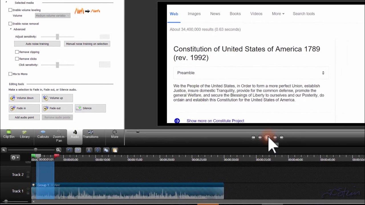 Removing Background Noise in Camtasia Studio 8 YouTube