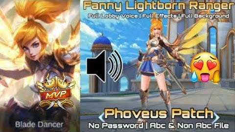 Fanny Lightborn Ranger Skin Script Full Lobby Voice & Full Effects - No Password