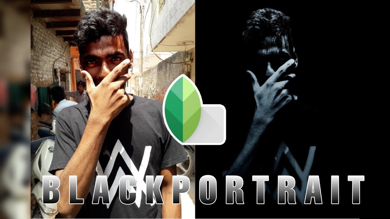 Black and white dark tone portrait editing | snapseed editing tutorial 2021