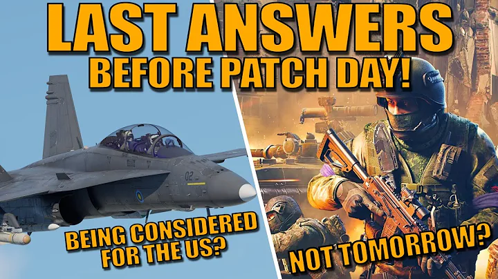 LAST ANSWERS from the devs BEFORE the UPDATE! - War Thunder