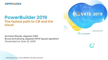 PowerBuilder 2019 Release Webinar