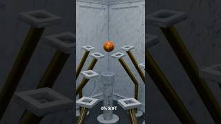 0% vs 100% Softness 3D Soft Body Simulation gsw vs suns balls 🔥🎉🏀