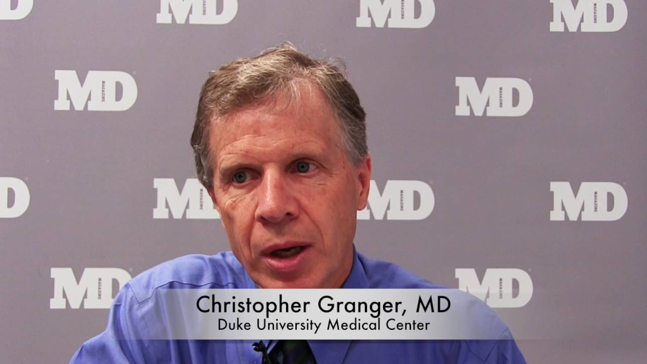 Christopher Granger, MD: Patient Tolerability of Anticoagulants