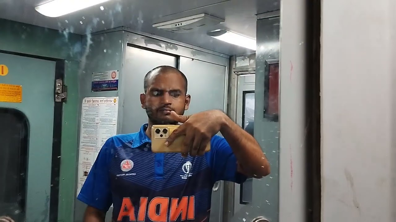 Inside the AC coach of Brand new kalka Mail with new LHB coach 