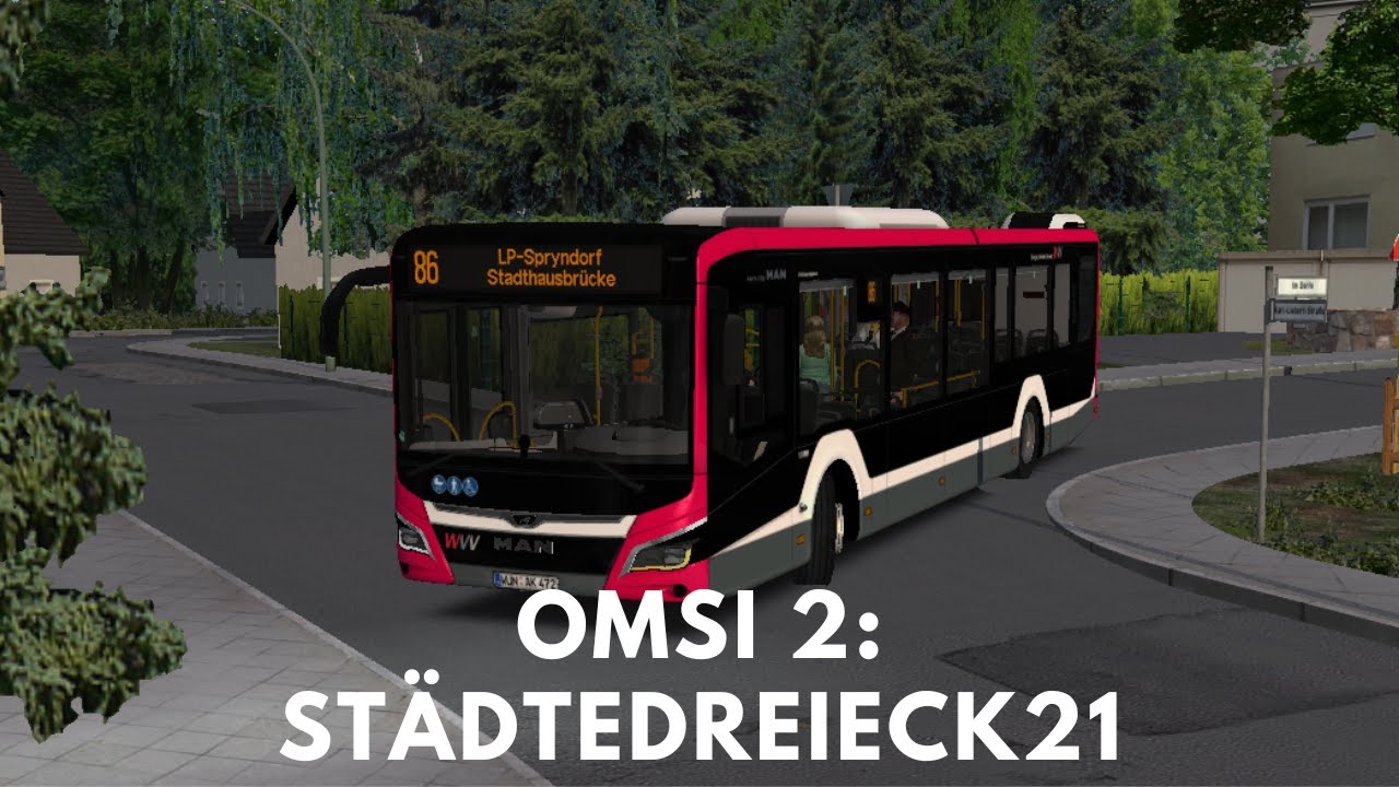 OMSI 2: Städtedreieck21 | 86 Stadthausbrücke--Hagenbeckweg - YouTube