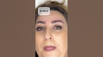 Microblading before and after,eyebrows change#eyebrows #change #microblading #microbladingtraining