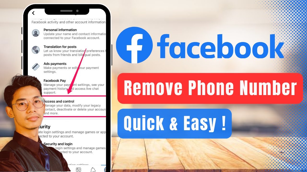 How to Remove Phone Number from Facebook ! - YouTube