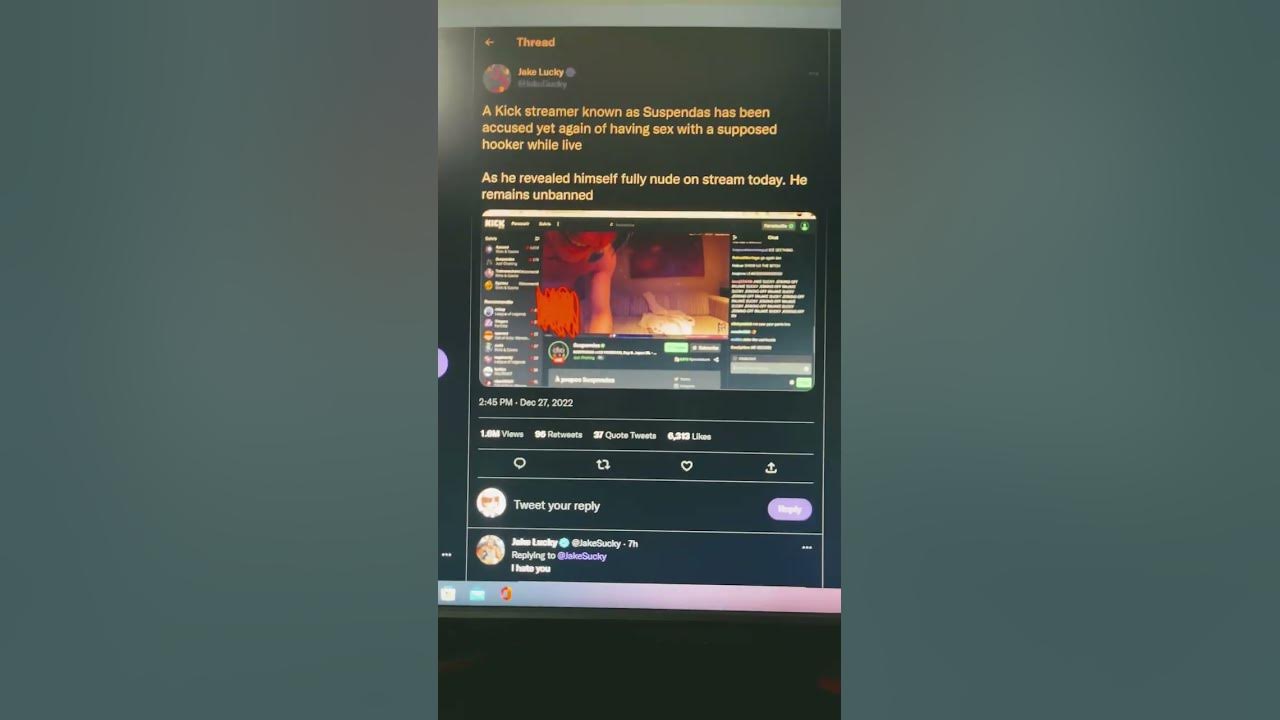 Trainwrecks streaming service “kick” is worse then twitch YouTube