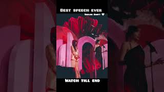 Taylor Swift best speech ever🤍#taylorswift #viral